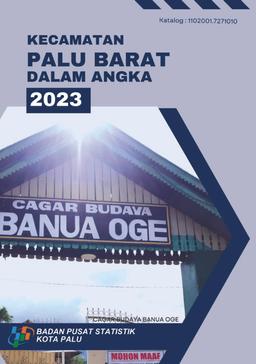 Palu Barat Subdistrict In Figures 2023