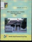 Kecamatan Palu Timur Dalam Angka 2007