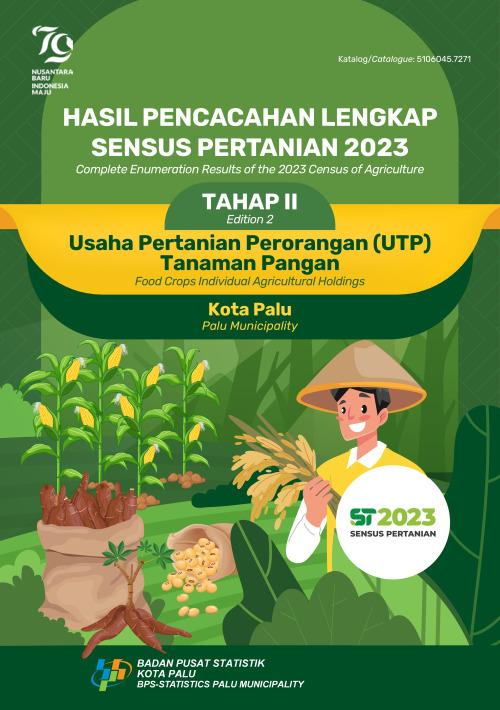 HASIL PENCACAHAN LENGKAP  SENSUS PERTANIAN 2023 - Tahap II: Usaha Pertanian Perorangan (UTP) Tanaman Pangan Kota Palu