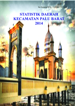 Statistics Of Palu Barat District 2014