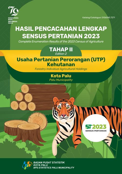 HASIL PENCACAHAN LENGKAP  SENSUS PERTANIAN 2023 - Tahap II: Usaha Pertanian Perorangan (UTP) Kehutanan Kota Palu